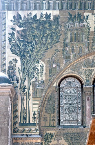 Mosaic decoration from the Umayyad Mosque